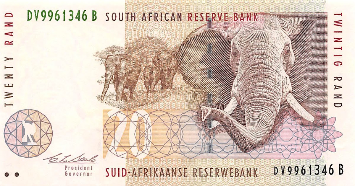 my currency collection south african currency 20 rand