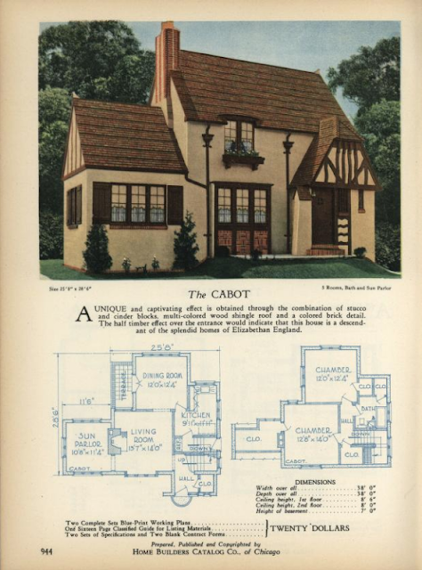 Home Builders lookalike to Sears Barrington Cabot model 1928 from Archive.org