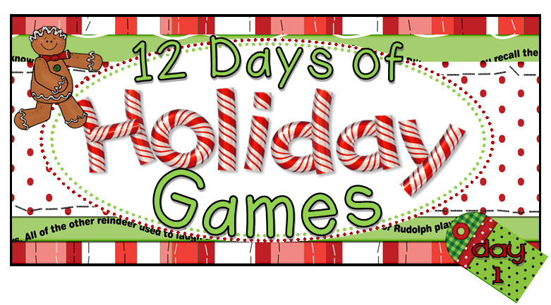 Classroom Freebies: 12 Christmas Games!