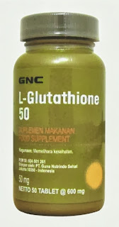 GNC USA L-Glutathione (Tablet Pemutih Kulit)