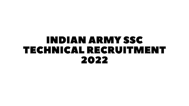 indian army ssc technical