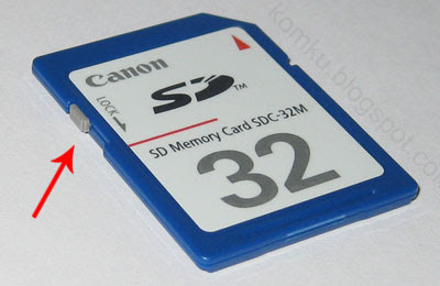 Canon SD Card unlocked