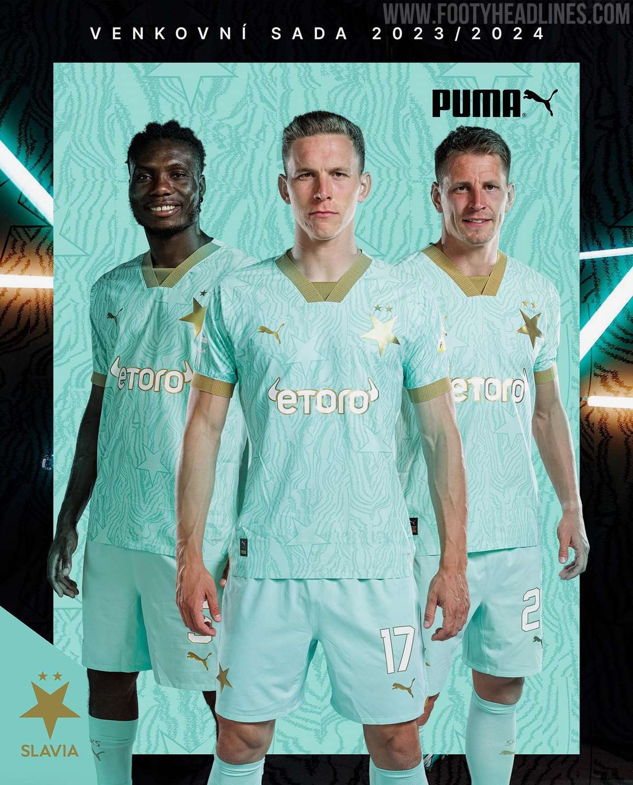 Slavia Prague 2023-24 Puma Away kit - Football Shirt Culture - Latest  Football Kit News and More