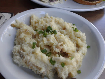 Mashed potatoes at Tucson Steak House & Bar in Cordoba, Argentina