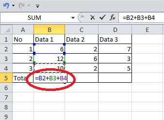 Rumus Sederhana Penjumlahan di MS Excel – Empatdio