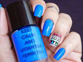 Esmalte Keep Calm and Vitamina Feminina e adesivo Com que Cor?