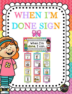 https://www.teacherspayteachers.com/Product/EDITABLE-When-I-am-Done-Sign-Early-Finishers-Classroom-Management-Chevron-1932285