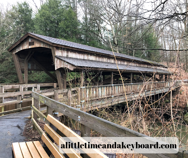 Covered Bridge at Lanterman's Mill in Youngstown, Ohio