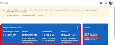 cara google adsense membayar kita