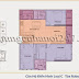 Mặt bằng căn hộ C tòa Ruby 4 diện tích 121.17 m2 chung cư Goldmark City
