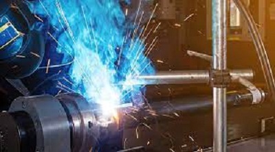 Welding works in industry and construction