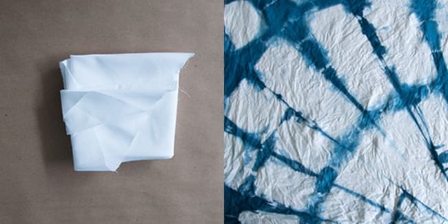 DIY Shibori Designs 4 Ways. Tutorial