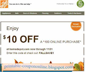 Free Printable Home Depot Coupons