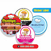 Sticker Label Toples A3+