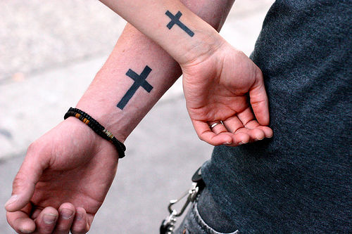 Cross tattoos hand search results from Google