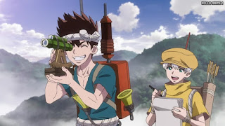 ドクターストーン アニメ 3期1話 羽京 クロム | Dr. STONE Season 3 Episode 1