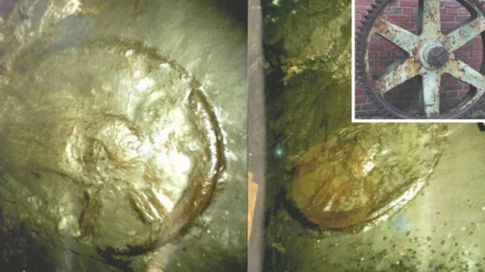 In a Mine, a”300 million year old” Wagon Wheel were found?