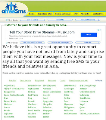 SMS spoofing