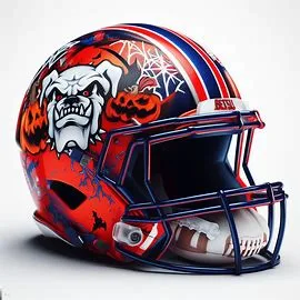 Louisiana Tech Bulldogs Halloween Concept Helmets