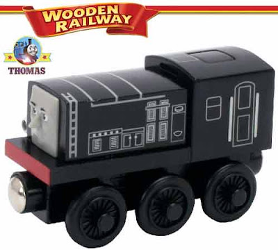 Toy Thomas wooden railway Day of the Diesels and Misty Island Rescue movie star Diesel train model