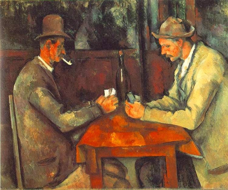 Los Jugadores de Cartas - Cézanne