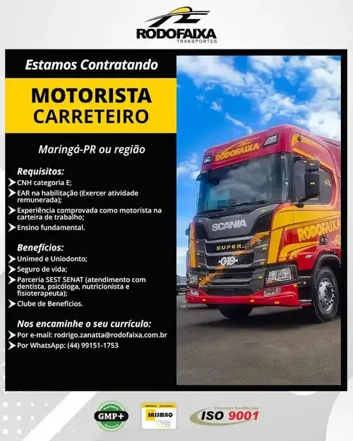 Rodojunior Abre Vagas para Motoristas de Carreta em Goiás e Minas Gerais -  RÁDIO FM