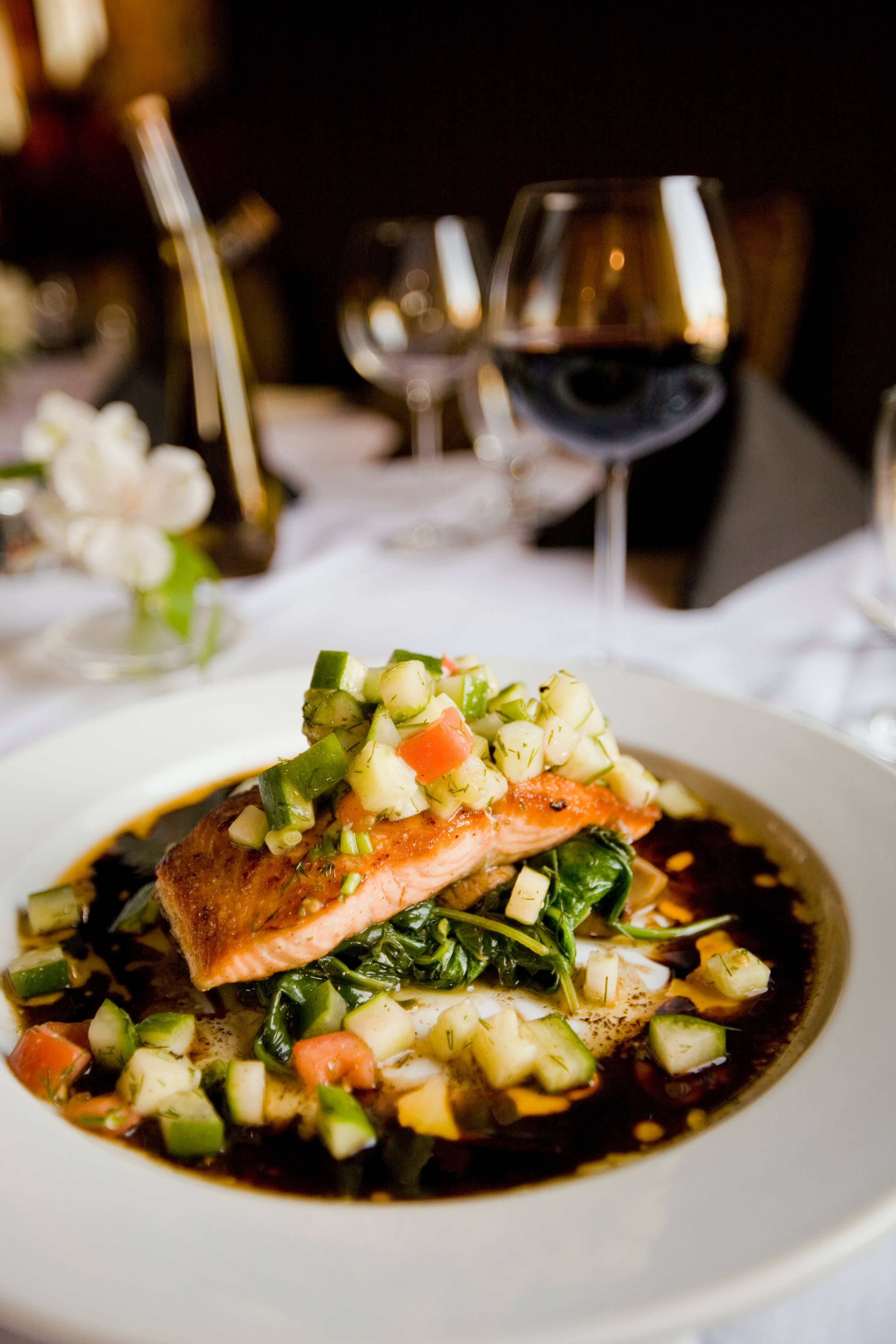 Meal with Salmon and Zucchini | Photo by Casey Lee via Unsplash