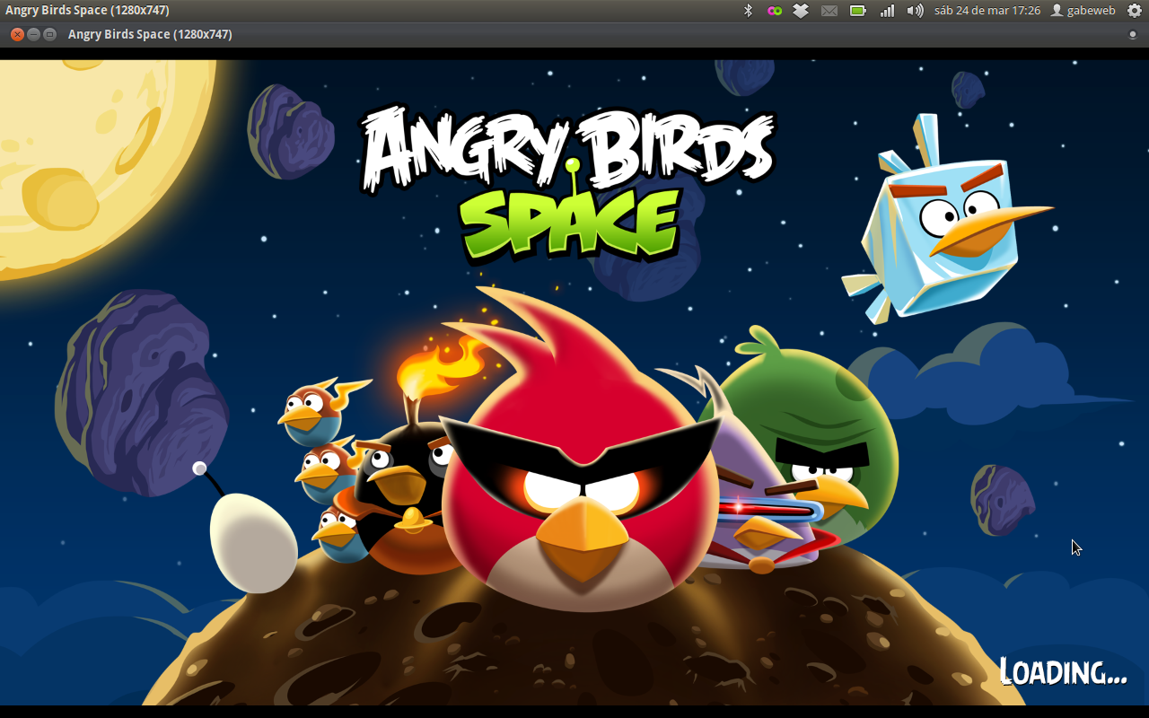 Instala y juega Angry Birds Space en Ubuntu/Linux (by THETA)