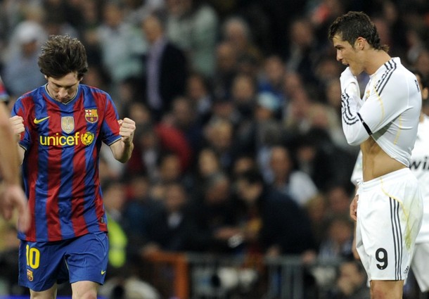 lionel messi vs ronaldo. comparing Lionel Messi and