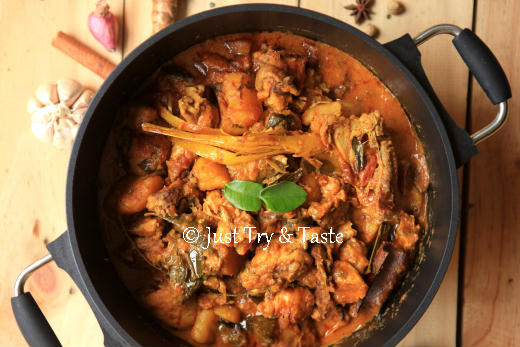 Just Try & Taste: Resep Kalio Ayam Tanpa Santan a la JTT
