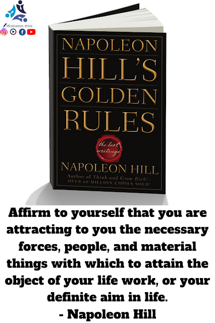 the golden rules by Napoleon Hill