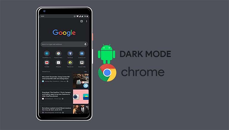 Cara Mengaktifkan Dark Mode (Mode Gelap) Di Aplikasi Chrome Android