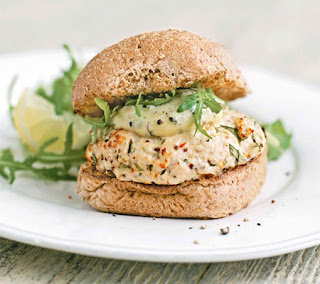 chicken and tarragon burgers recipe