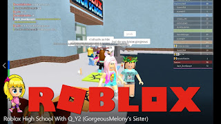 Roblox High School Gameplay - with Q_Y2 (GorgeousMelony's Sister)