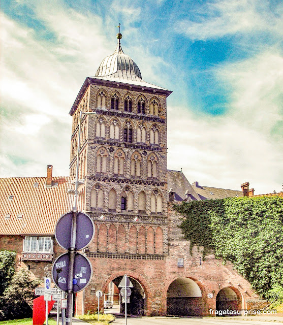 Burgtor, acesso à cidade medieval de Lübeck