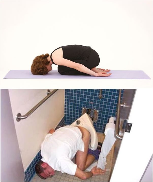 Bier Yoga auf der Toilette Hopfen und Humor: Die Welt des Biers Alkohol, Bier, Komische Begebenheiten des Lebens, Lustige Bilder, Lustiges, Sport