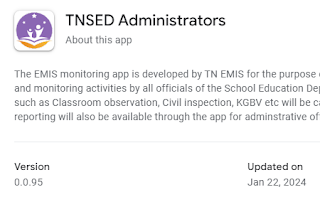 TNSED Administrators App New Updated - Version 0.0.96 Updated on Feb 2, 2024 - What's new Vaasippu Iyakkam module user experience enhancement