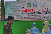 Jajaran Kejaksaan Negeri Soppeng Di Vaksin Covid-19