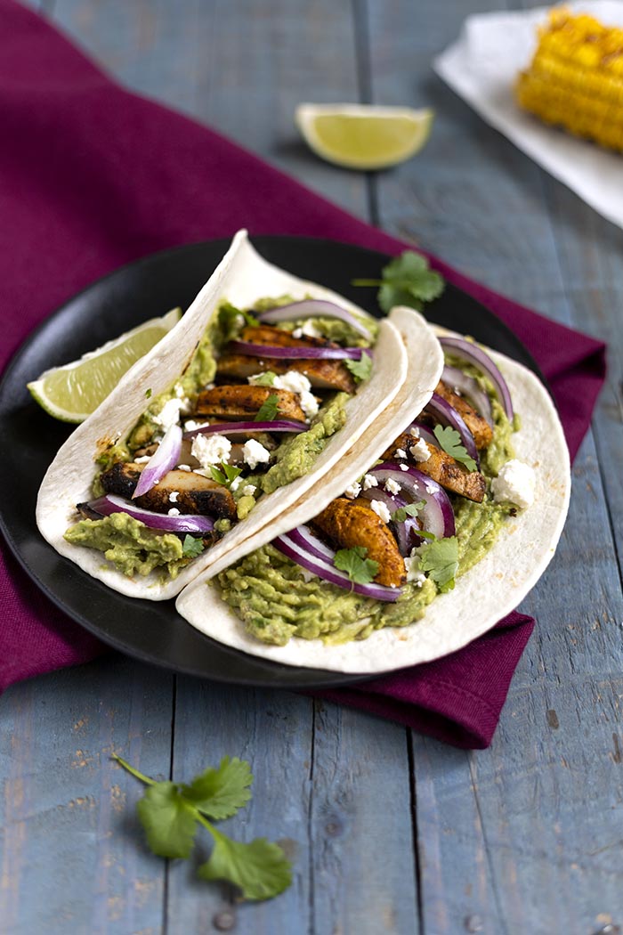 pieczarki  chipotle tacos