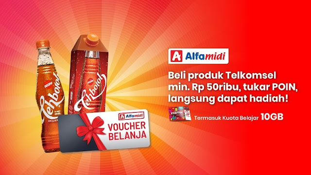  Telkomsel Promo Beli  Paket Atau Perdana di Alfamidi 