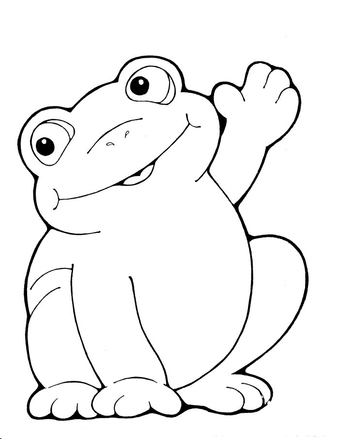 Coloring Pages for Kids: Frog Coloring Pages