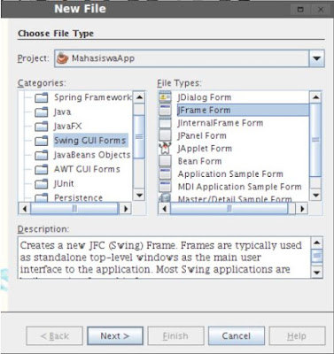 Kelas Informatika - Membuat Form dengan JFrame