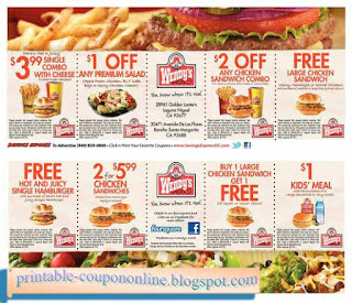 Free Printable Wendys Coupons