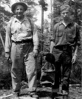 Park Ranger Andy Grant and helper Ray Sawchuck