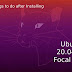 10 coisas Importantes a fazer após a instalação do Ubuntu 20.04 LTS Focal Fossa
