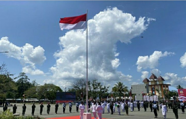 Lukas Enembe Minta Masyarakat Papua Jaga Persatuan dan Kesatuan di Hari Kemerdekaan