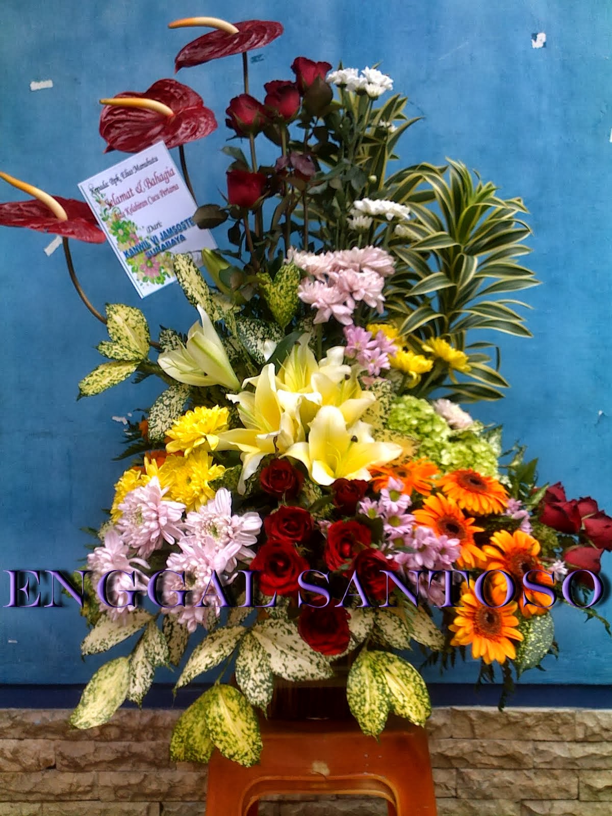 toko bunga sidoarjo 085733331108: bunga meja