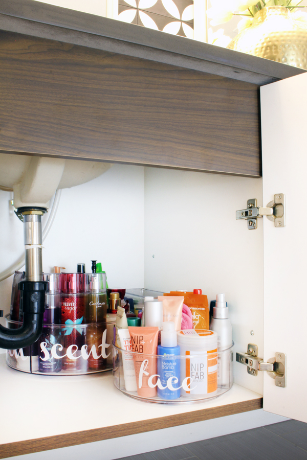 Under Bathroom Sink Organization Ideas - Blue i Style