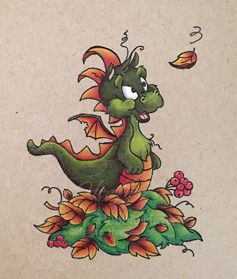 Heather's Hobbie Haven - Color Wednesday - Prismacolor Pencils - Autumn Happiness