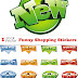 Get Funny Shopping Stickers Vector